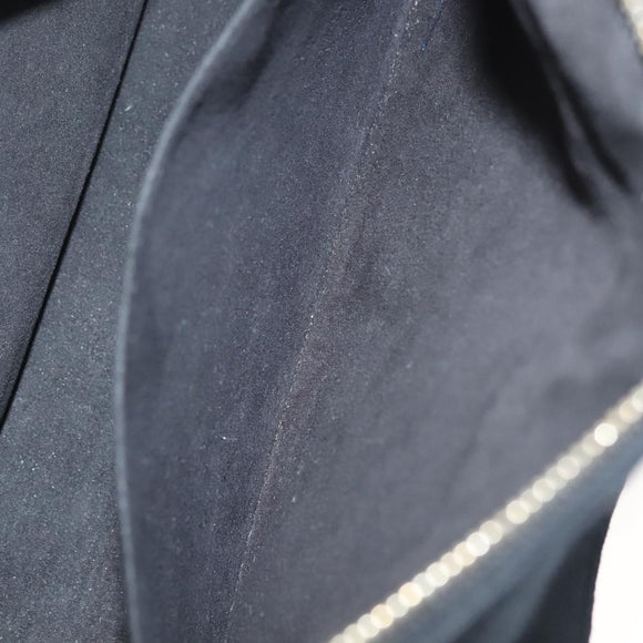 CHANEL COCO Mark Choco Bar Shoulder Bag Cotton Black Gold CC Auth BA4599