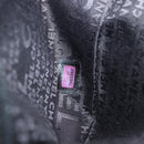 CHANEL COCO Mark Choco Bar Shoulder Bag Cotton Black Gold CC Auth BA4599-11