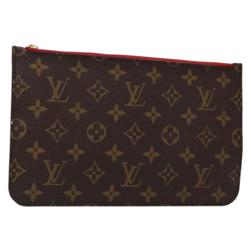 LOUIS VUITTON Monogram Neverfull MM Pouch Accessory Pouch LV Auth BA4608