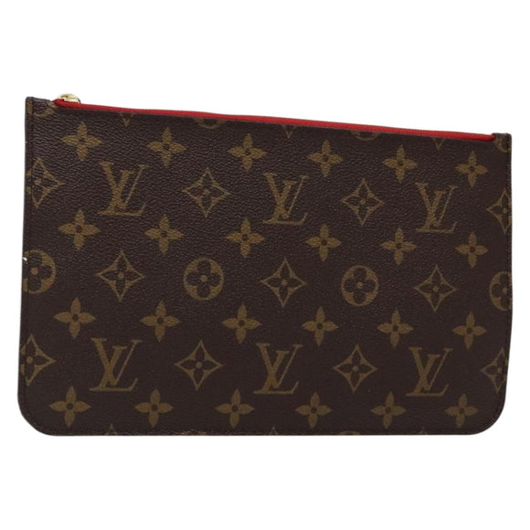 LOUIS VUITTON Monogram Neverfull MM Pouch Accessory Pouch LV Auth BA4608
