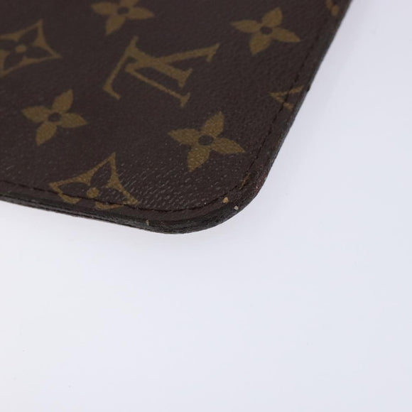 LOUIS VUITTON Monogram Neverfull MM Pouch Accessory Pouch LV Auth BA4608
