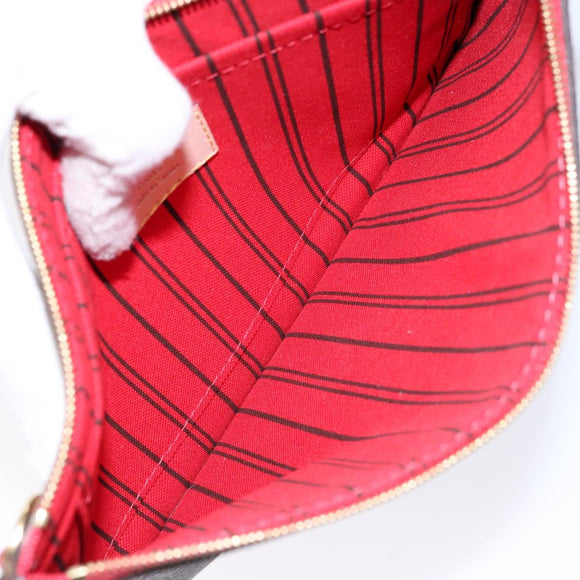 LOUIS VUITTON Monogram Neverfull MM Pouch Accessory Pouch LV Auth BA4608