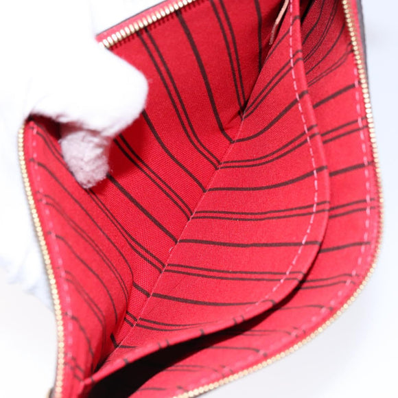 LOUIS VUITTON Monogram Neverfull MM Pouch Accessory Pouch LV Auth BA4608