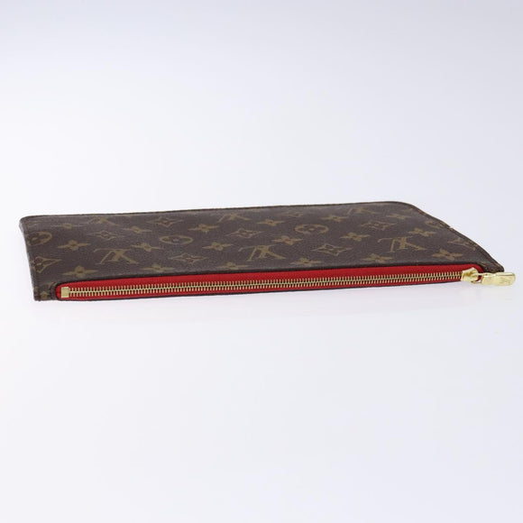 LOUIS VUITTON Monogram Neverfull MM Pouch Accessory Pouch LV Auth BA4608