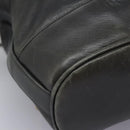 CHANEL Shoulder Bag Lamb Skin Black CC Auth BA461-16