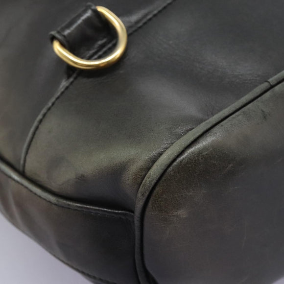 CHANEL Shoulder Bag Lamb Skin Black CC Auth BA461