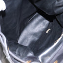 CHANEL Shoulder Bag Lamb Skin Black CC Auth BA461-11