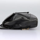 CHANEL Shoulder Bag Lamb Skin Black CC Auth BA461-3