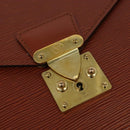 LOUIS VUITTON Epi Serviette Conseiller Briefcase Brown M54423 LV Auth BA4610-18