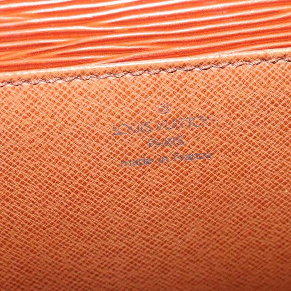 LOUIS VUITTON Epi Serviette Conseiller Briefcase Brown M54423 LV Auth BA4610