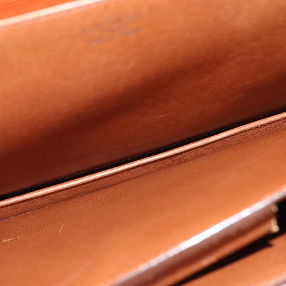 LOUIS VUITTON Epi Serviette Conseiller Briefcase Brown M54423 LV Auth BA4610