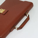 LOUIS VUITTON Epi Serviette Conseiller Briefcase Brown M54423 LV Auth BA4610-6