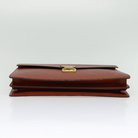 LOUIS VUITTON Epi Serviette Conseiller Briefcase Brown M54423 LV Auth BA4610
