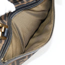 FENDI Zucca Canvas Hand Bag Black Brown gold Auth BA4615-15