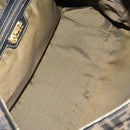 FENDI Zucca Canvas Hand Bag Black Brown gold Auth BA4615-18