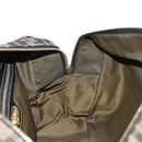 FENDI Zucca Canvas Hand Bag Black Brown gold Auth BA4615-19