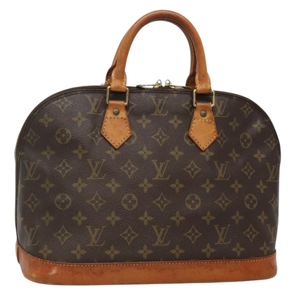 LOUIS VUITTON Monogram Alma Hand Bag M51130 LV Auth BA4619