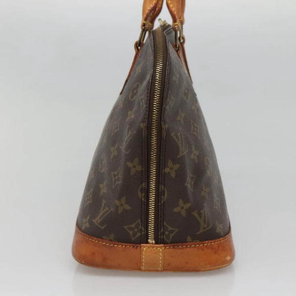 LOUIS VUITTON Monogram Alma Hand Bag M51130 LV Auth BA4619