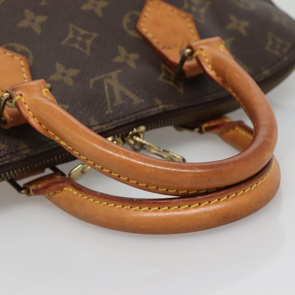 LOUIS VUITTON Monogram Alma Hand Bag M51130 LV Auth BA4619