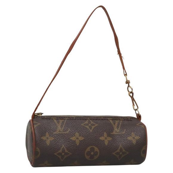 LOUIS VUITTON Monogram Papillon Pouch LV Auth BA4621