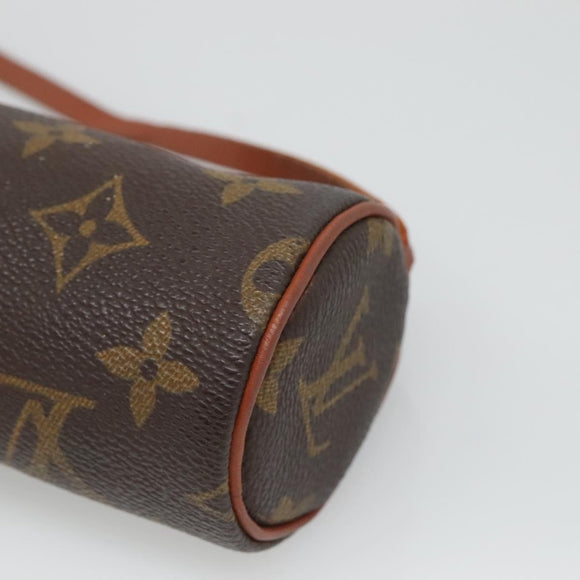 LOUIS VUITTON Monogram Papillon Pouch LV Auth BA4621