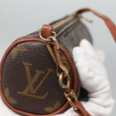 LOUIS VUITTON Monogram Papillon Pouch LV Auth BA4621-9