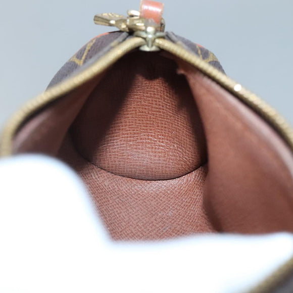 LOUIS VUITTON Monogram Papillon Pouch LV Auth BA4621