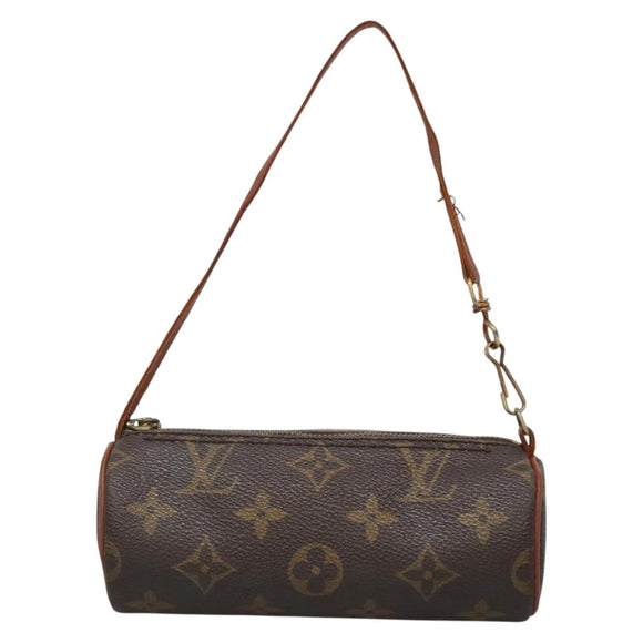 LOUIS VUITTON Monogram Papillon Pouch LV Auth BA4621