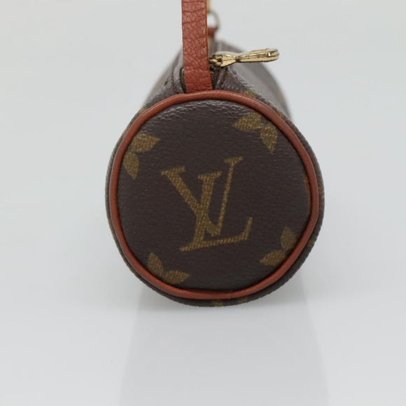 LOUIS VUITTON Monogram Papillon Pouch LV Auth BA4621