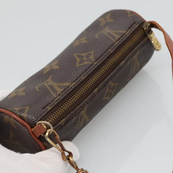 LOUIS VUITTON Monogram Papillon Pouch LV Auth BA4621
