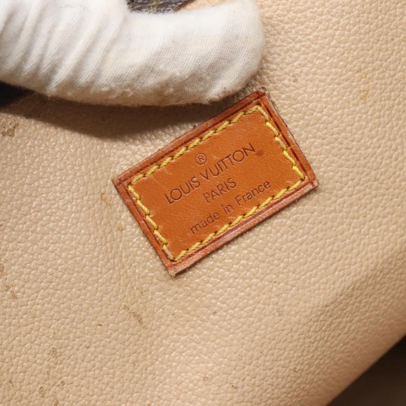 LOUIS VUITTON Monogram Sac Plat Hand Bag M51140 LV Auth BA4622