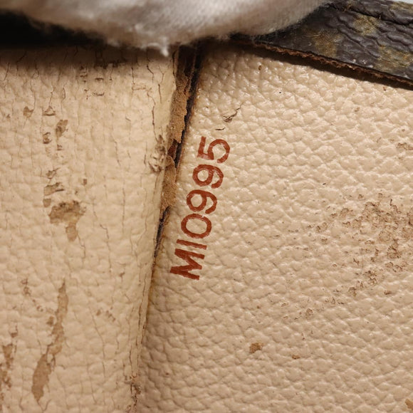 LOUIS VUITTON Monogram Sac Plat Hand Bag M51140 LV Auth BA4622