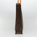 LOUIS VUITTON Monogram Sac Plat Hand Bag M51140 LV Auth BA4622-4