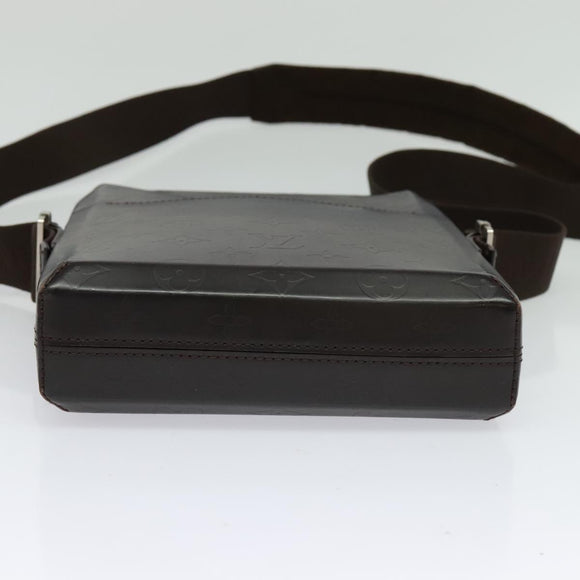 LOUIS VUITTON Monogram Lace Bobby Shoulder Bag Brown M46520 LV Auth BA4623