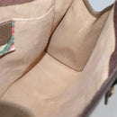 GUCCI GG Supreme Web Sherry Line Clutch Bag PVC Beige Gold 89 01 033 Auth BA4626-14