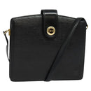 LOUIS VUITTON Epi Capuchin Shoulder Bag Black M52342 LV Auth BA4635-1