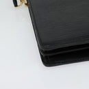 LOUIS VUITTON Epi Capuchin Shoulder Bag Black M52342 LV Auth BA4635-14