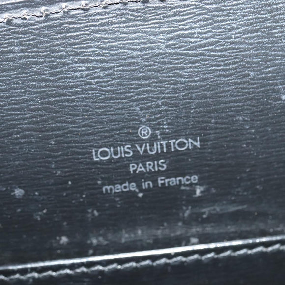 LOUIS VUITTON Epi Capuchin Shoulder Bag Black M52342 LV Auth BA4635