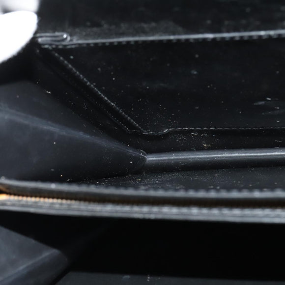 LOUIS VUITTON Epi Capuchin Shoulder Bag Black M52342 LV Auth BA4635