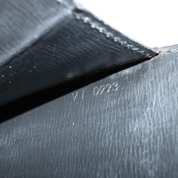 LOUIS VUITTON Epi Capuchin Shoulder Bag Black M52342 LV Auth BA4635