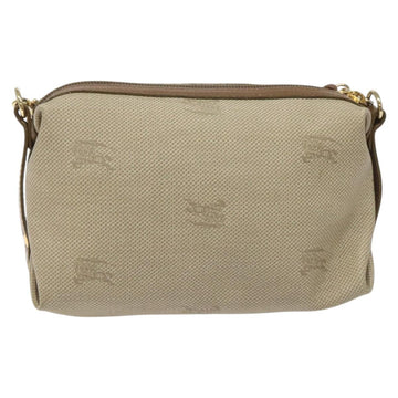 Burberrys Shoulder Bag PVC Beige Gold Auth BA464 - 0