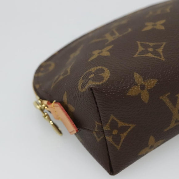 LOUIS VUITTON Monogram Pochette Cosmetic PM Pouch M43998 LV Auth BA4640