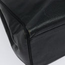 Salvatore Ferragamo Tote Bag Leather Embossed Navy Gold Auth BA4645-12