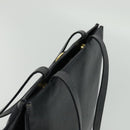 Salvatore Ferragamo Tote Bag Leather Embossed Navy Gold Auth BA4645-6