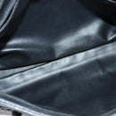 BALLY Chain Shoulder Bag Leather Black Gold Auth BA4648-10