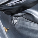 BALLY Chain Shoulder Bag Leather Black Gold Auth BA4648-20