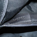 BALLY Chain Shoulder Bag Leather Black Gold Auth BA4648-12