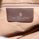 GUCCI GG Supreme Web Sherry Line Shoulder Bag PVC Beige Red 89 02 032 Auth BA465-16