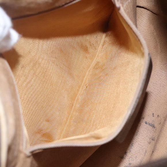 GUCCI GG Supreme Web Sherry Line Shoulder Bag PVC Beige Red 89 02 032 Auth BA465