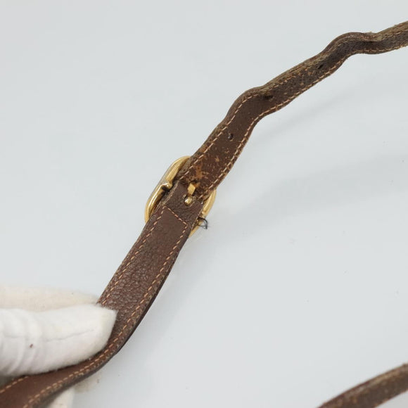 GUCCI GG Supreme Web Sherry Line Shoulder Bag PVC Beige Red 89 02 032 Auth BA465